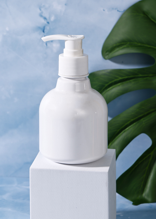 200ml 球形白色PET乳液压泵瓶