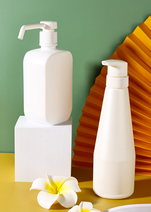 500ml PE白色乳液凝胶消毒液瓶 新款沐浴露洗手液瓶