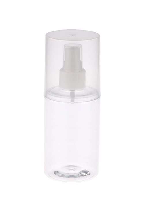 200ml 矮胖圆柱大罩PET喷雾瓶 消毒液清洗液瓶